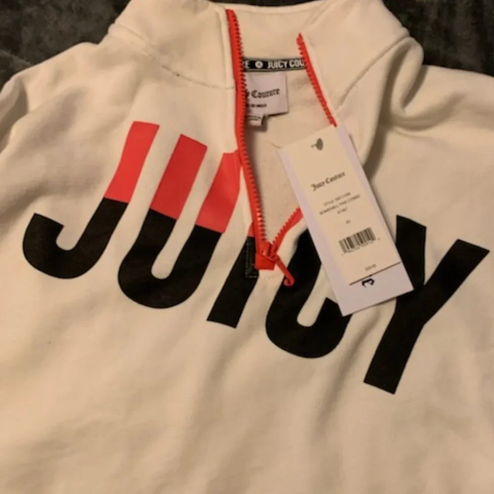 Juicy Couture Colorblock Half-Zip Pullover Sweat